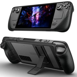 Acessórios Criativos Para Celular | Jsaux Capa Protetora E Suporte Compatível Com Steam Deck Oled – Acessórios Para Steam Deck, Capa De Tpu Macia, Proteção Completa Contra Quedas E Antiderrapante Para Console De Jogos Portátil Pc0105. Acessórios Criativos Para Celular Acessórios Criativos Para Celular