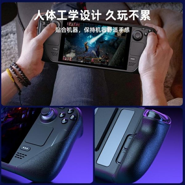 Acessórios Criativos Para Celular | Jsaux Capa Protetora E Suporte Compatível Com Steam Deck Oled – Acessórios Para Steam Deck, Capa De Tpu Macia, Proteção Completa Contra Quedas E Antiderrapante Para Console De Jogos Portátil Pc0105. Acessórios Criativos Para Celular Acessórios Criativos Para Celular