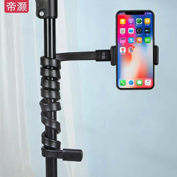 Acessórios Criativos Para Celular | Suporte De Celular Multifuncional Dihao, Suporte Criativo Para Preguiçosos, Braçadeira Universal Com Mangueira Flexível Para Fixação De Filmagens, Novo Modelo Para Mesa E Cabeceira De Cama, Acessório De Extensão Para Transmissão Ao Vivo Com Suporte Para Duas Câmeras. Acessórios Criativos Para Celular Acessórios Criativos Para Celular