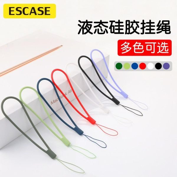 Acessórios Para Celular | Escase Cordão Para Celular Curto, Pulseira De Silicone Líquido, Unissex, Popular Entre Influenciadores, Pulseira De Alta Qualidade, Multiuso, Cordão Anti-Perda, Ideal Para Pendrives, Cartões De Acesso, Chaves E Copos, Acessório Resistente A Quedas. Acessórios Para Celular Acessórios Para Celular