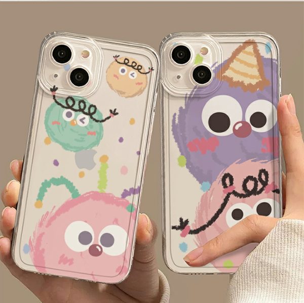 Capinha De Celular | Capa De Telefone Em Cartoon Para Casais, Compatível Com Iphone 15 Pro Max, Novo Modelo 12, 13, Estilo Único E Fofo, Transparente, Plus, Popular Nas Redes Sociais, Divertida, Estilo Coreano Para Meninas, Colorida, Resistente A Quedas, Capa Macia Para Iphone Xr E 14. Capinha De Celular Capinha De Celular