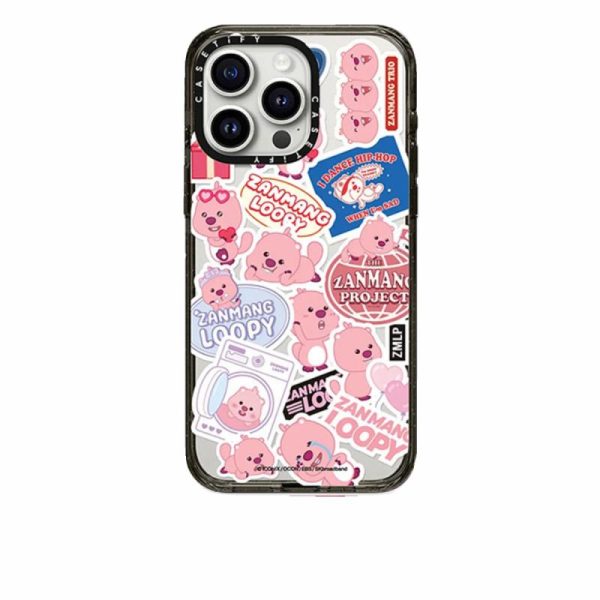 Capinha De Celular | Zanmang Loopy X Casetify: Capas Transparentes Para Iphone 15 Pro Max, Iphone 14 Pro, Iphone 13 Com Ímã E Iphone 12. Capinha De Celular Capinha De Celular