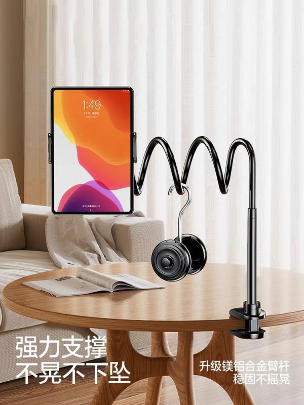 Suporte Para Celular | Suporte De Celular Em Tubo De Aço Sólido Para Pessoas Preguiçosas, Ideal Para Assistir Tv Deitado Na Cama, Compatível Com Celular, Ipad E Tablets. Suporte De Mesa Para Gravação, Fotografia E Transmissões Ao Vivo, Com Clipe Multifuncional, Perfeito Para Dormitórios E Com Braço Articulado. Suporte Para Celular Suporte Para Celular