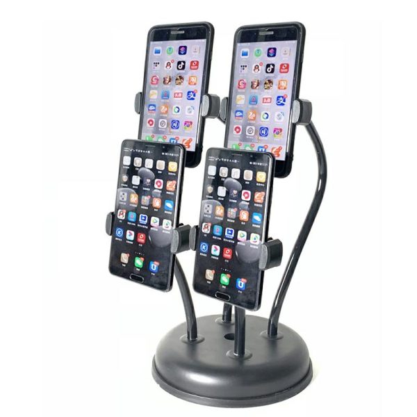 Suporte Para Celular | Suporte De Mesa Para Transmissão Ao Vivo Com Múltiplas Câmeras, Suporte Para Duas Câmeras, Suporte Para Quatro Câmeras, Suporte Para Várias Unidades, Suporte Para Transmissão Ao Vivo Com Vários Celulares. Suporte Para Celular Suporte Para Celular