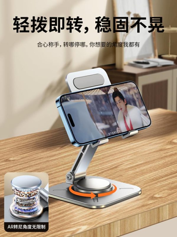 Suporte Para Celular | Suporte Para Celular Xundi, Suporte De Mesa Com Rotação De 360°, Ideal Para Transmissões Ao Vivo, Feito De Metal, Compatível Com Ipad. Perfeito Para Assistir Tv E Maratonar Séries, Um Pequeno Gadget Multifuncional Para Cabeceira, Sucesso Nas Redes Sociais. Suporte Para Celular Suporte Para Celular