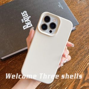 Capinha De Celular | Capa De Silicone Líquido Sólido Para Iphone 15, Toque Macio E Agradável, Capa Para Iphone 15 Pro E 14 Pro, Resistente A Quedas E Reforçada. Capinha De Celular Capinha De Celular