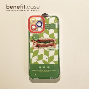 Acessórios Criativos Para Celular | Benefício: Capa De Silicone Criativa Verde Para Iphone, Compatível Com Iphone 15, 13 Pro Max, 12 Mini, 14 Pro Max, 11, Xs Max, Xr, 8 Plus E 7, Totalmente Transparente. Acessórios Criativos Para Celular Acessórios Criativos Para Celular