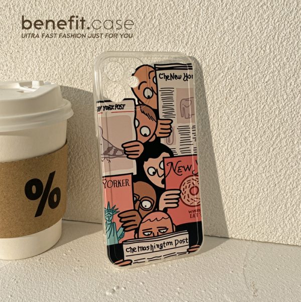 Acessórios Criativos Para Celular | Benefícios: Capa Criativa Para Iphone 13 Pro Max, Adequada Para Fãs De Diversão, Compatível Com Iphone 12 Mini, Nova Capa Para Iphone 14 Pro Max, Estilo De Marca Tendência, Silicone Transparente E Personalizado Para Iphone 11, Xs, Xr E 8 Plus. Acessórios Criativos Para Celular Acessórios Criativos Para Celular